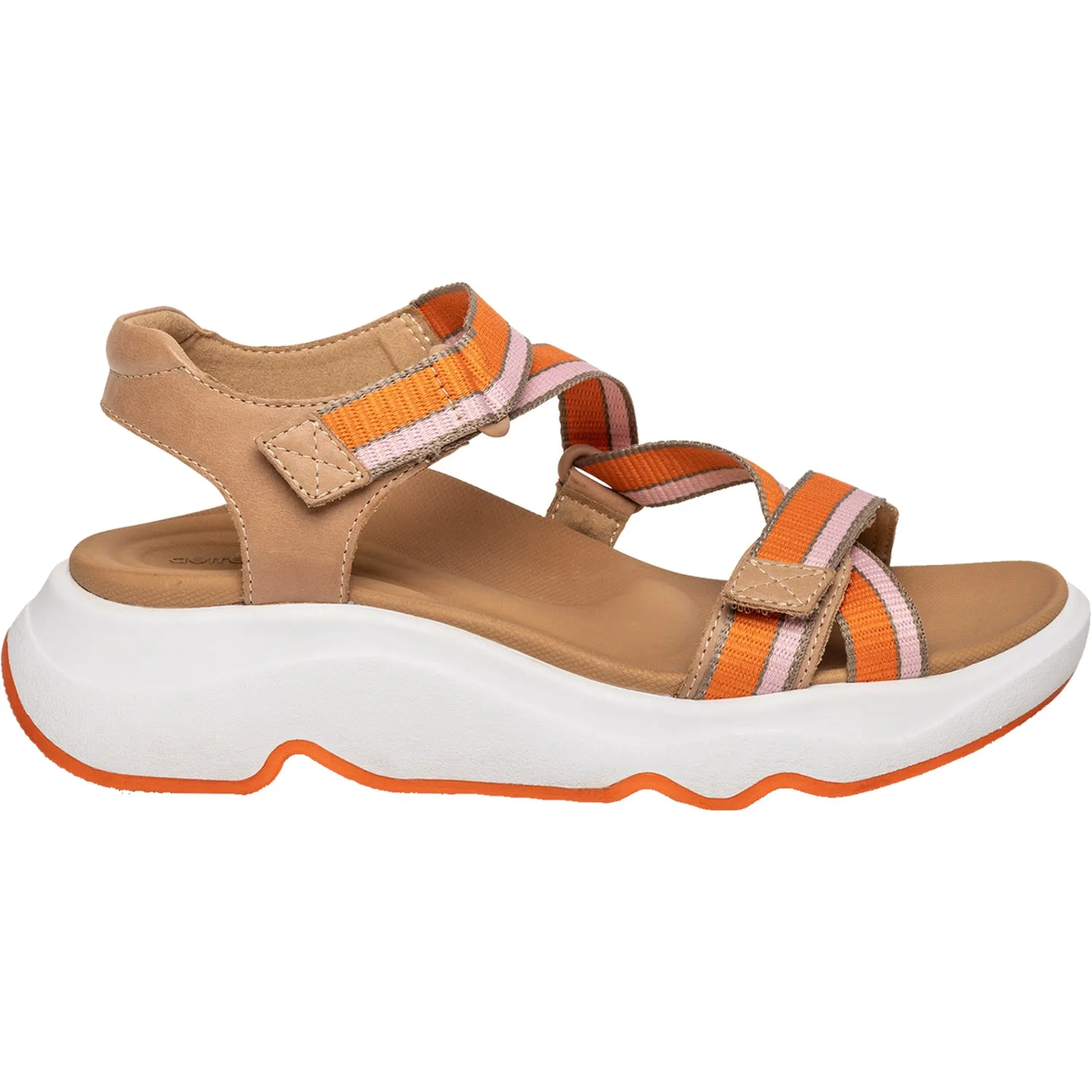 Women's Aetrex Marz Camel Fabric