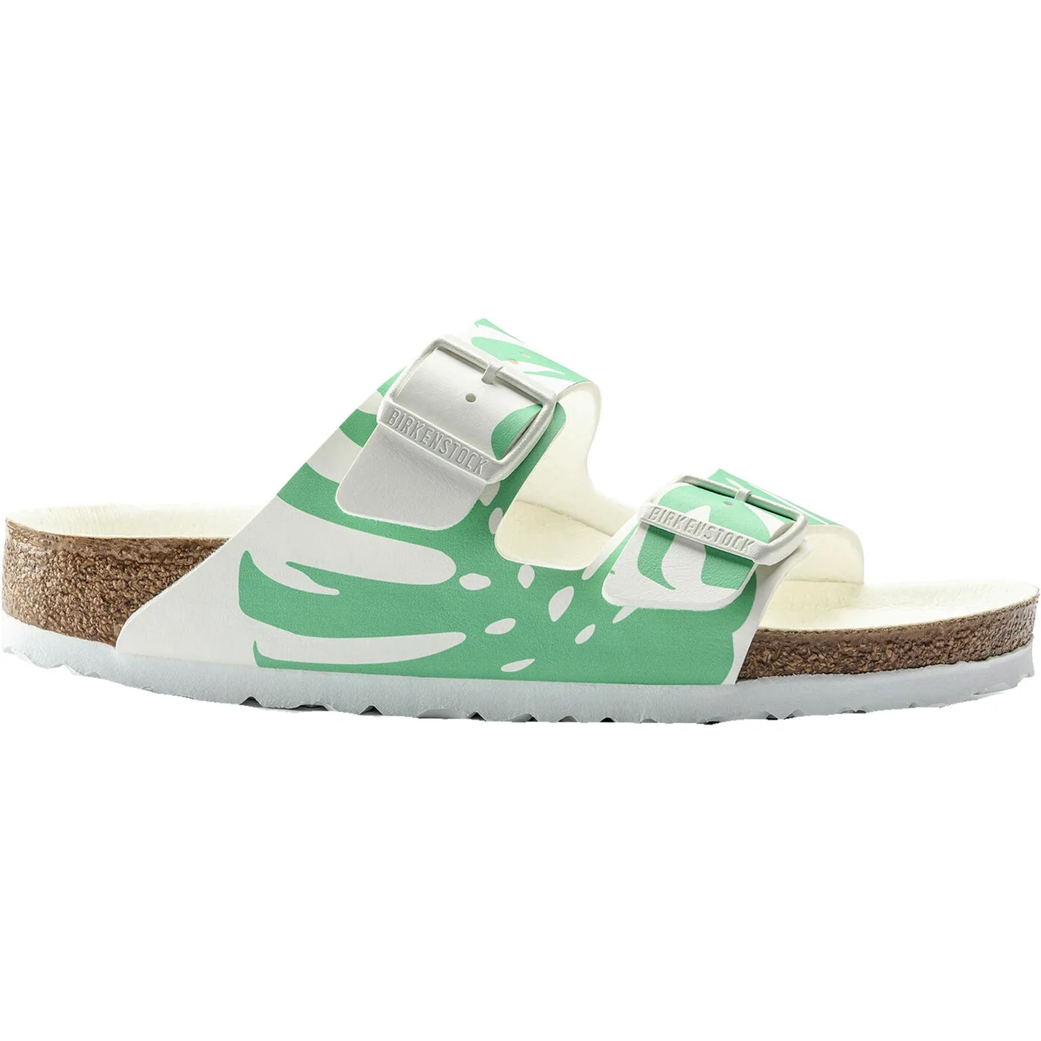 Women's Birkenstock Arizona Monstera Bold Jade Birko-Flor