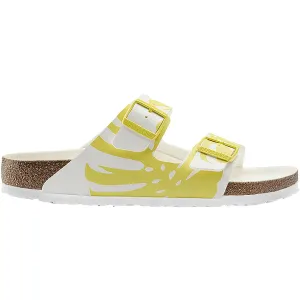 Women's Birkenstock Arizona Monstera Lime Sour Birko-Flor