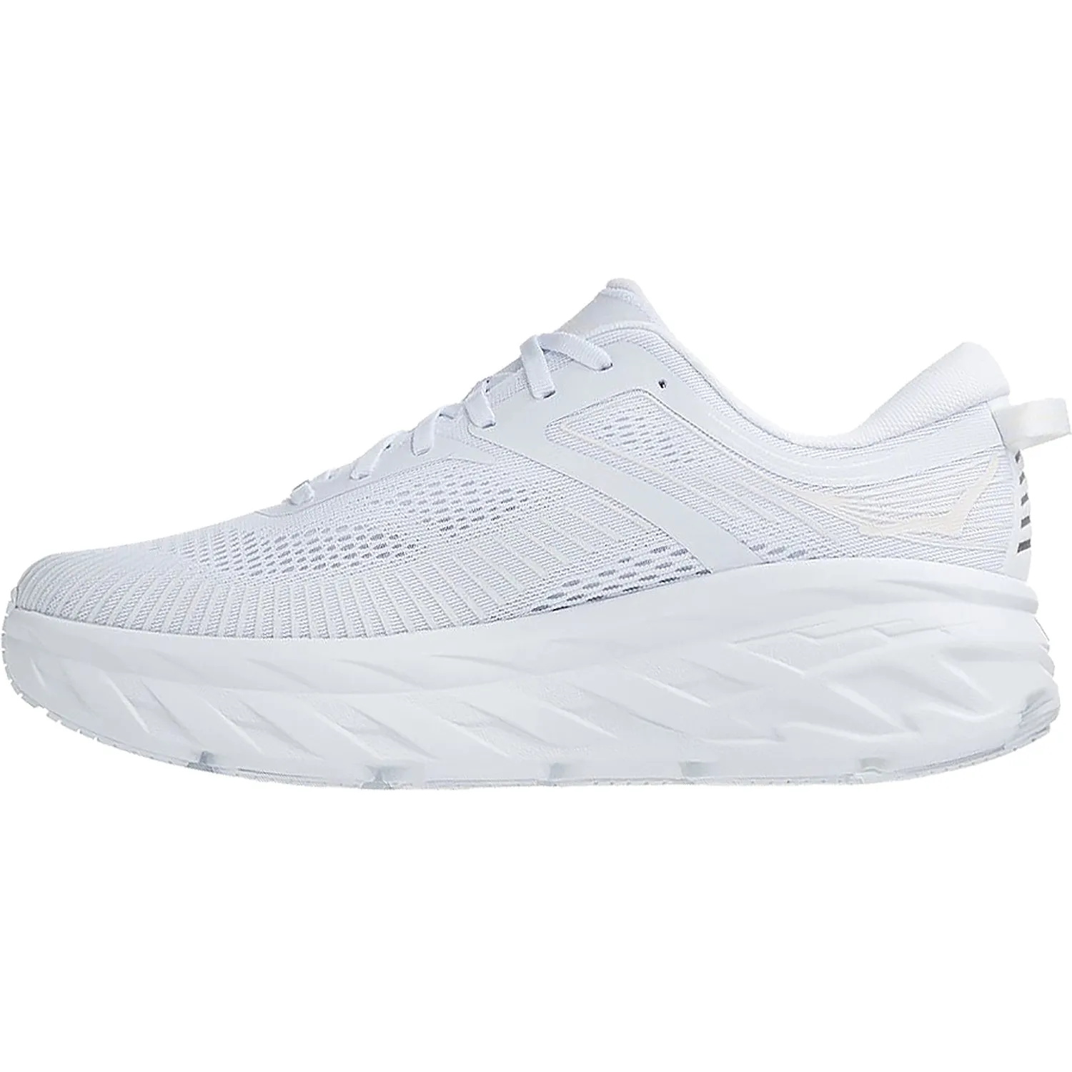 Women's Hoka One One Bondi 7 White/White Mesh