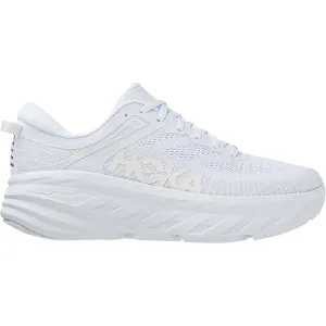 Women's Hoka One One Bondi 7 White/White Mesh