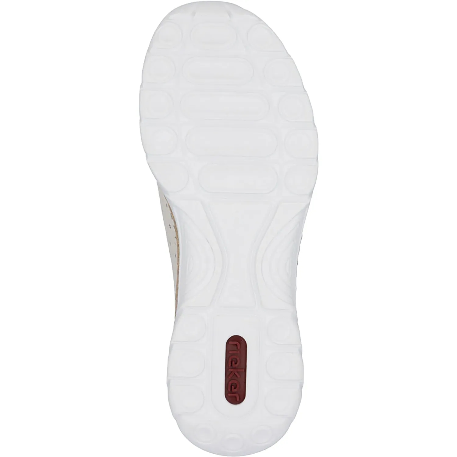 Women's Rieker N42V3-60 Perle/Porzellan Synthetic