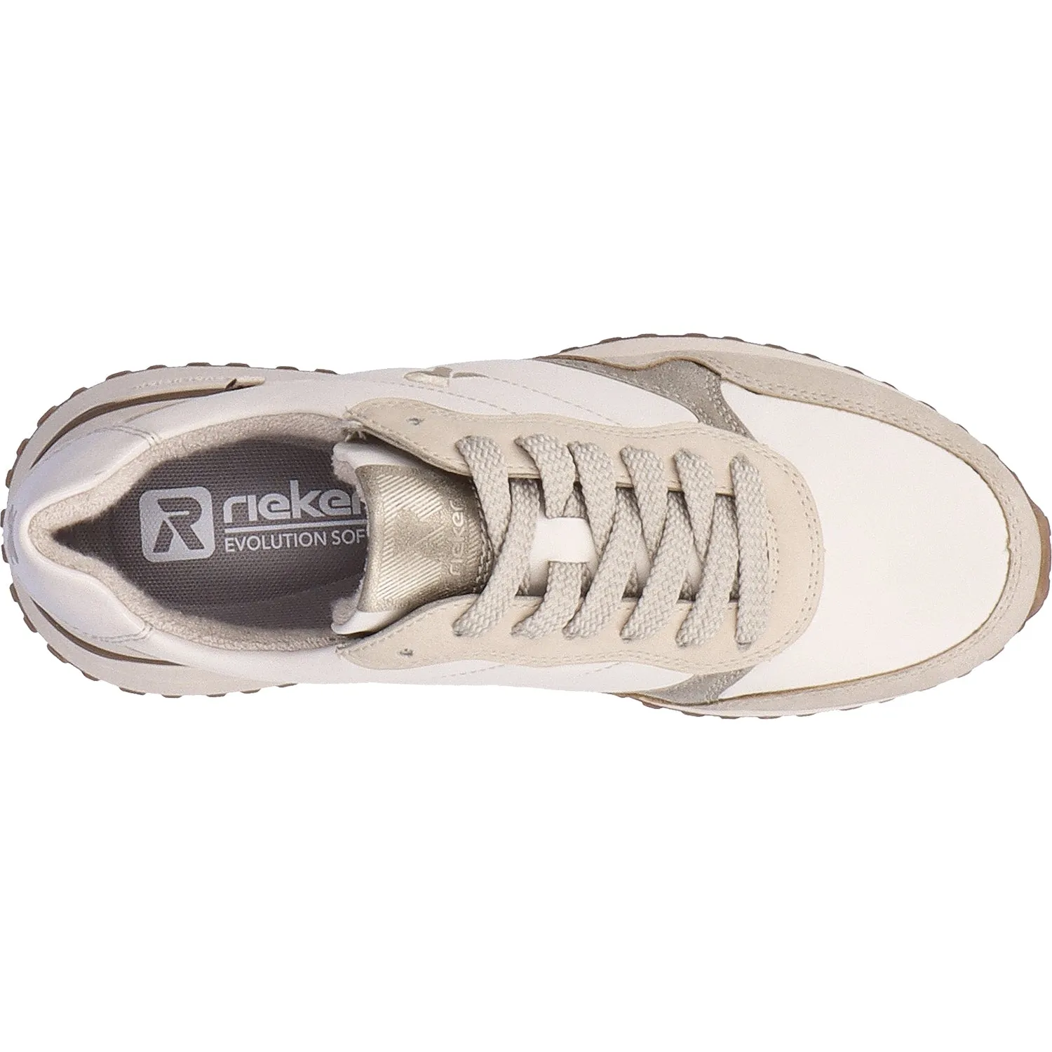 Women's Rieker Revolution W0605-60 Chamapignon/Porzellan Synthetic