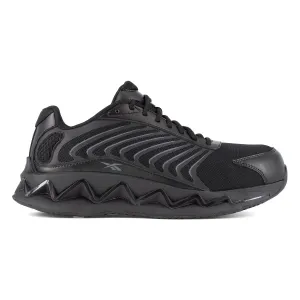 Zig Elusion Heritage Composite-Toe Athletic Work Shoe Black